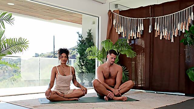 Medusa shares Dan Damage's big dick with her husband