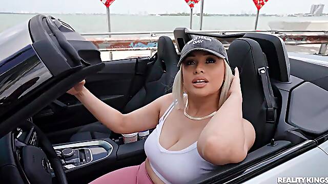 Big ass blonde babe craves dick more than enough