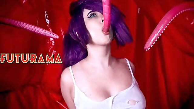 Futurama. Leela Impregnated by Alien with Tentacles