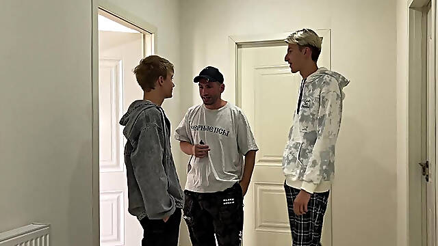 Moved into College Dorm and Roommates Greeted Me with Hardcore Fucking with B...