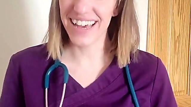 Fertility Nurse Helps Collect a Cum Sample -