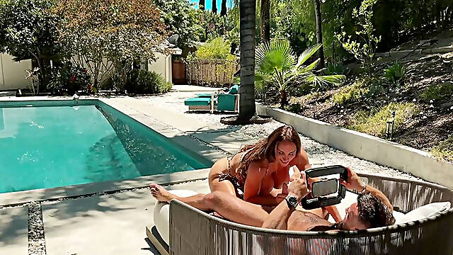 Behind The Scene With Horny Big Boobs Alessia