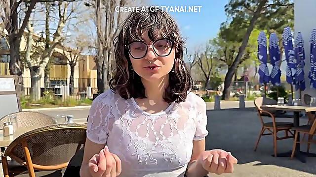 Belgian Beauty Lotus Shows Off Her Big Natural Boobs On-Camera Debut