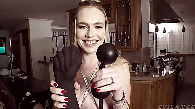 Sweet babe fucked by black stallion hard enough to come twice