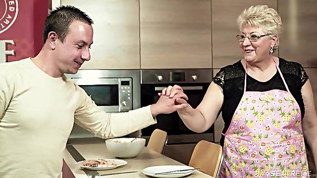 Everything is on the table with amazing chubby milf Astrid in her bedroom