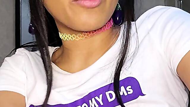 Amateur asian teen licks ass and sucks cock