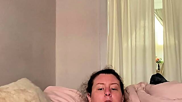 Chubby Brunette Big Boobs Dildo Masturbation