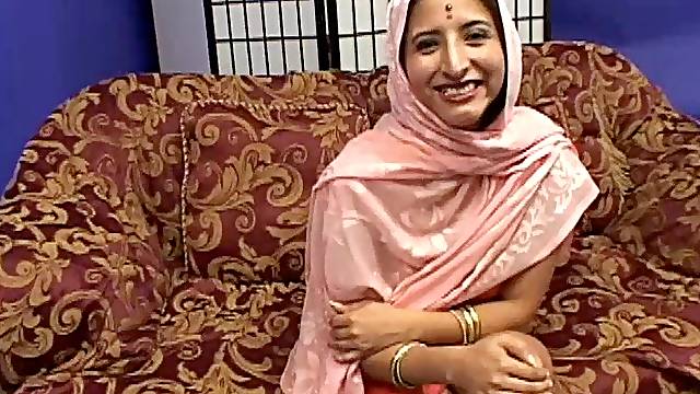 Ugly Indian bitch enjoys a hardcore threesome with two studs