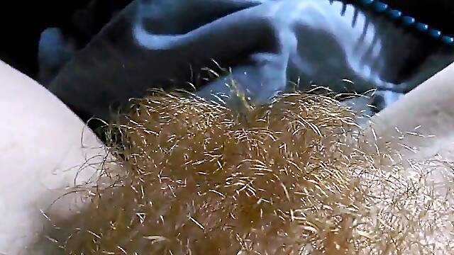 Hairy Amateur Redhead Pussy Masturbation