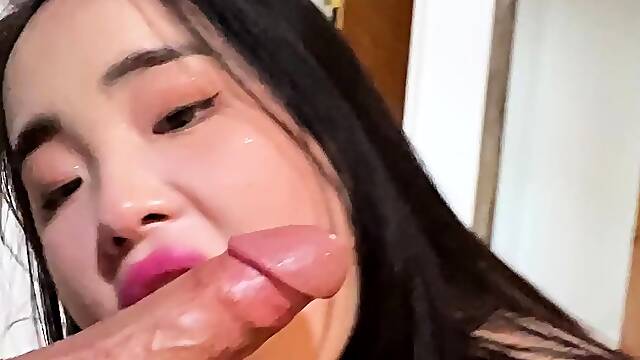 POV blowjob and anal for a big cock
