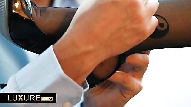 Maya Woulfe and Candie Lucianis pussy licking xxx by Luxure