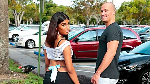 Perfect flexible Latina Katalina Mills gets fucked by a hard boner