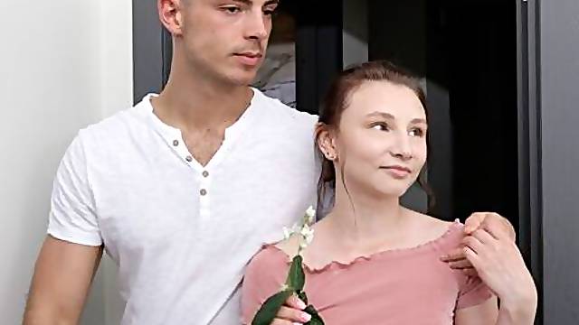Dirty porno scene featuring skinny gal Akira Drago