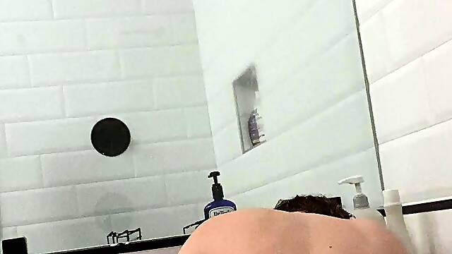Naturally busty brunette ass rammed hardcore