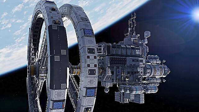 Nexus 3 3D animation fuck on space station with sexy blonde