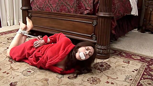 Aunt Hogtied & Double Gagged