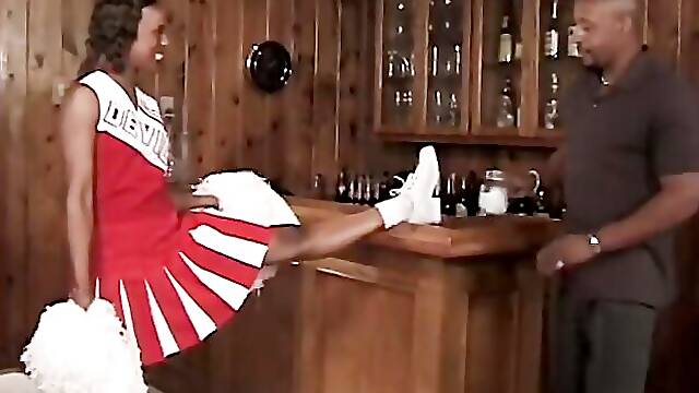 Playful Devlin Weed at cheerleader movie