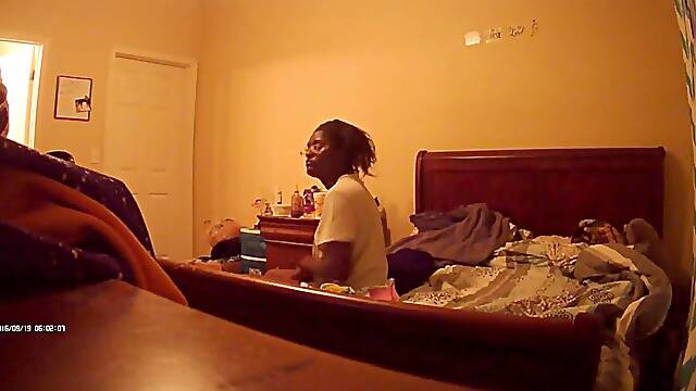 Black bitch ass hidden cam