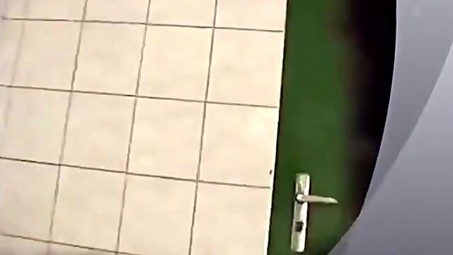 In the toilet