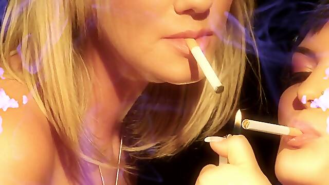 Smoking makes them horny which, in terms, makes them do stuff by Smoking Lesbians