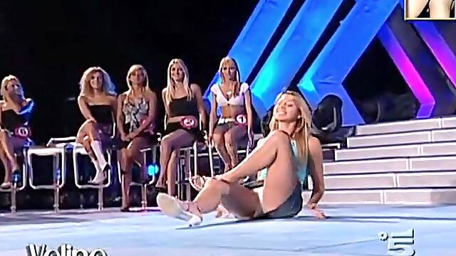Sexy sights during a television show