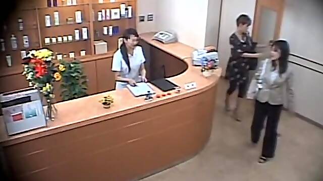 Two cute Asians screwed hard in voyeur massage video