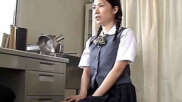 Asian slut fucked hard by her doctor in medical sex video
