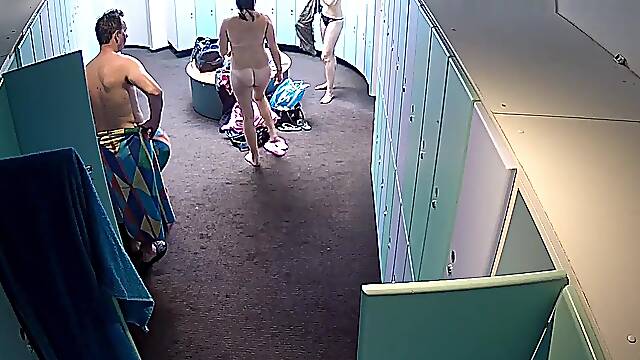 Hidden camera in the locker room 11