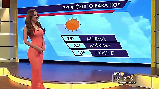 Forecast with the hottest weather girl ever!