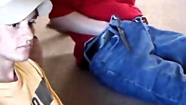 Trucker At The Gloryhole With a Load Of Cum