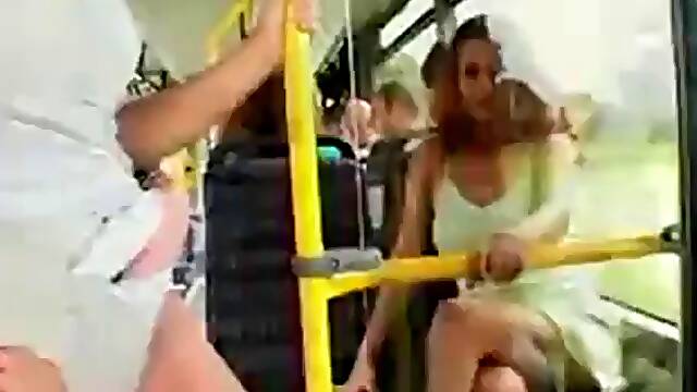 Hard sex at the bus
