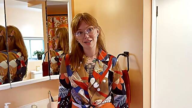 Blonde Stepsis Lesbian Masturbation POV