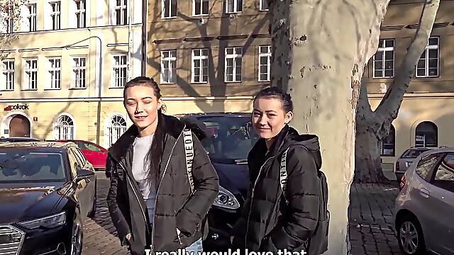 Lady Zees Hardcore Threesome with Twin Street Teens Zlata, Karolina and Natalia
