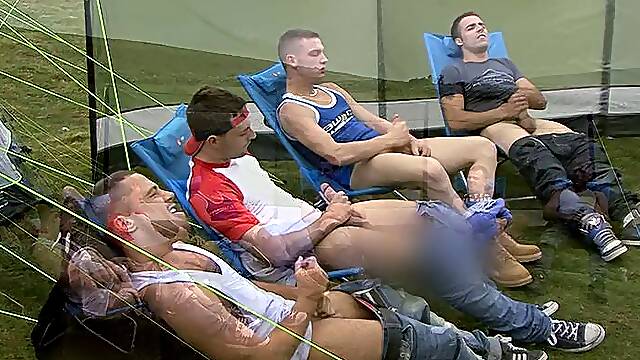 Bonding With A Group Wank - Kai, Fraser, Bradley, Josh, Matt And Riley