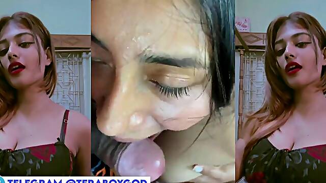 Horny Desi Spicy Slut Banged Hard with Cum on Face Telegram @TeraboxGod