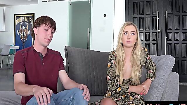 Awkward Whore Lets Stepbrother Use Her Pussy For Their First Time On Camera 17 Min