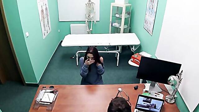 Fake Hospital - Horny doctor prescribes a mouthful of his cum to sooth her throat
