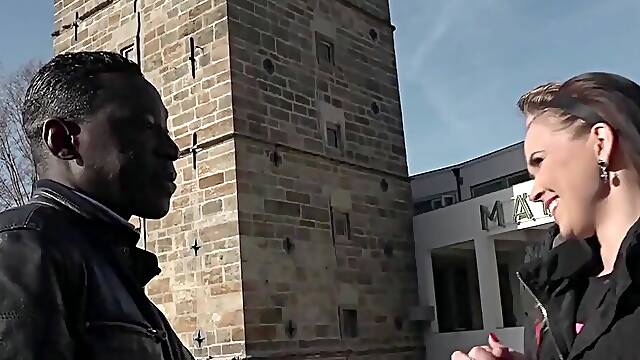 Kara Price cant resist getting her tight ass drilled by a big black cock
