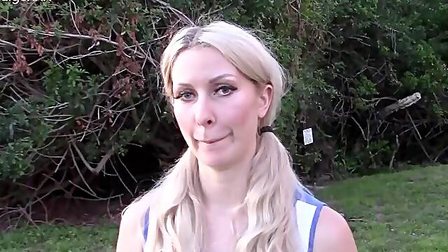 Sydney Paiges big natural tits bounce while getting drilled in POV