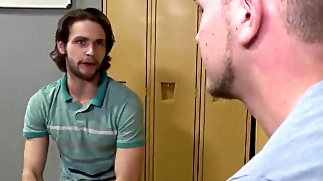 Cock Virgins First Gay Experience In the Locker room