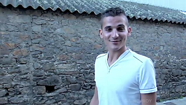 Fucked outdoor by sexy young straight arab curious - CrunchBoy