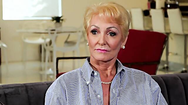 Mature Blonde Knows How Tease Guys