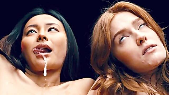 Real Life Hentai - Jia Lissa and Rae Lil Black fucked all the way through by alien monster
