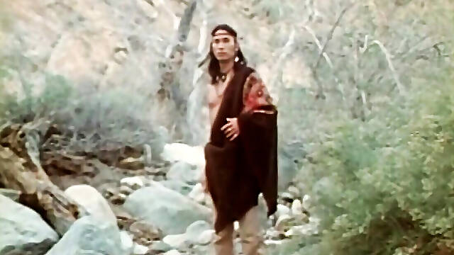 Older guy raw ass fucks with native american outdoors