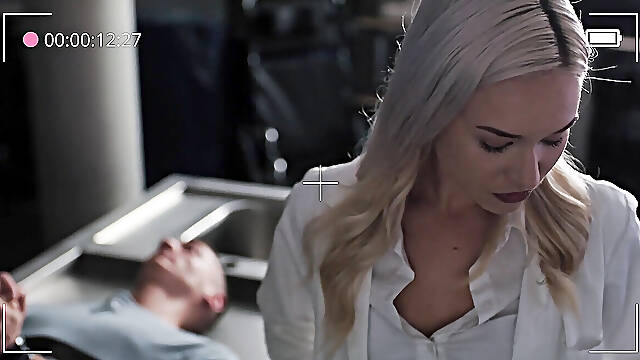 Beautiful Blonde Doctor Gets Used and Begs For Cock - Freeze Time Stop Sex Creampie