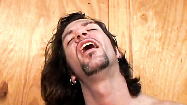 Restrained hairy homo breeding in interracial threesome