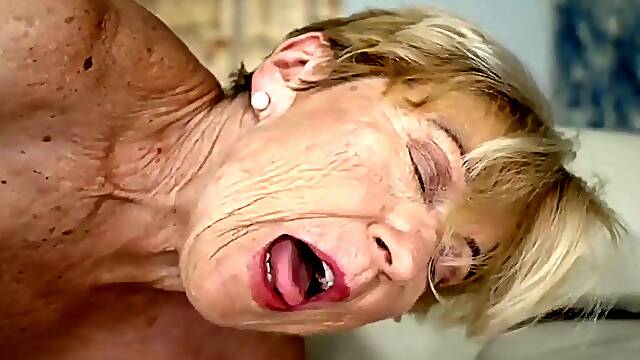 Doggy style nymphomaniac granny fucked by big white coc