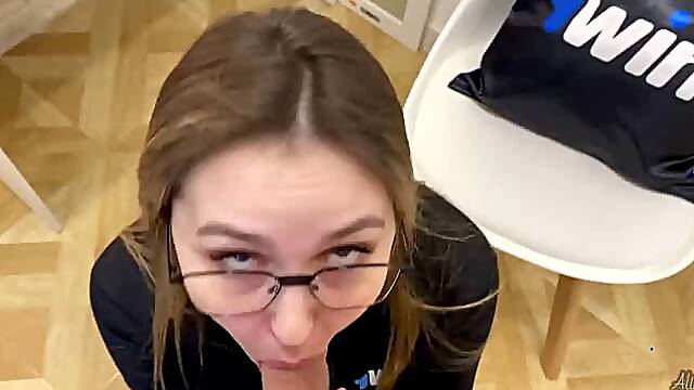 Fucked stepmom after winning 1win - hottest XXX with Russian milf!