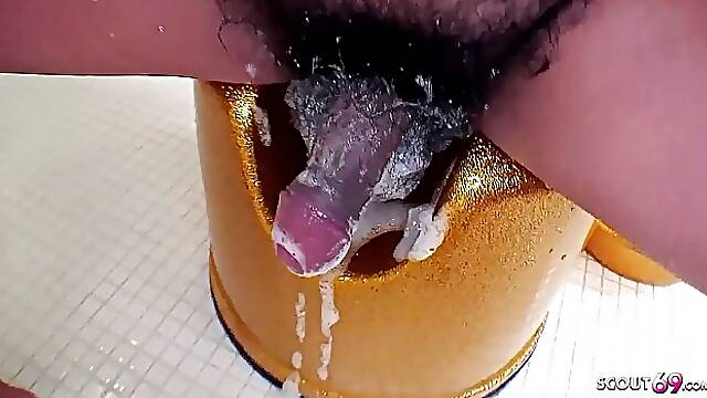 Japanese Nuru Massage Creampie Sex with Skinny Japan Te