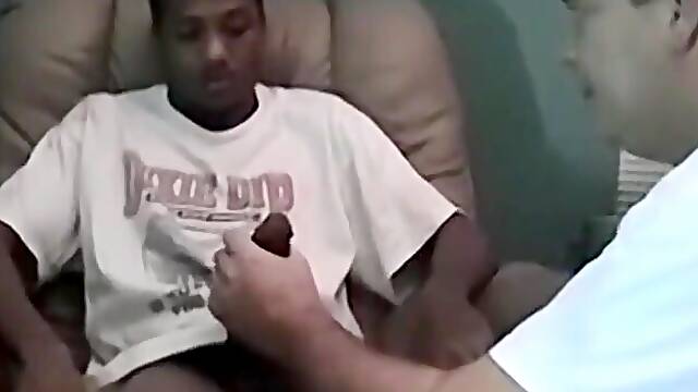 JoeSchmoeXXX.com - Black straightie has his BBC sucked by mature fatty with glee